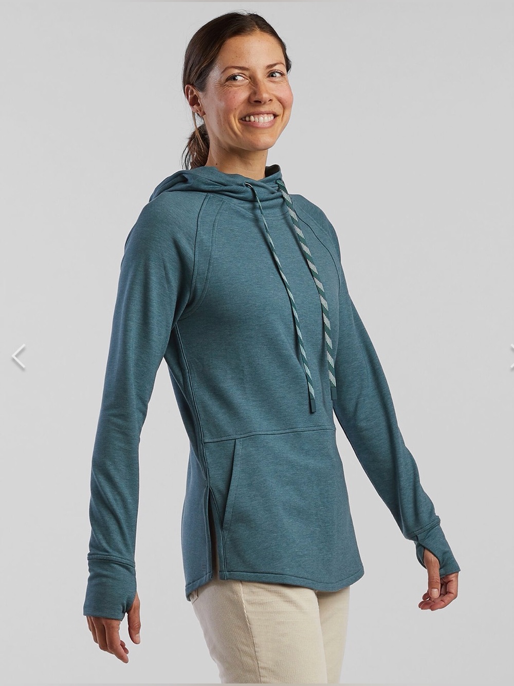 Title Nine Manresa Hoodie, Size Lg in Lakeshore